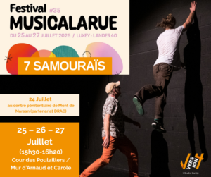 Musicalarue à Luxey en juillet